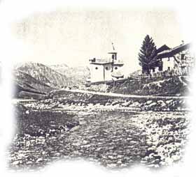 La chiesina di Tresenda in una foto  d'epoca