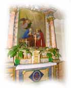 San Giuseppe morente fra Ges&ugrave; e  la Vergine