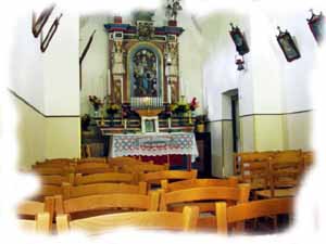 interno della Chiesa della Madonna  del Soccorso  a Trepalle