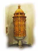 Fonte Battesimale lignea