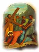 quadretto della Via Crucis  - Chiesa San Rocco - Livigno