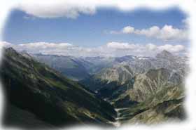 La vista dal Passo Trupchun La vista dal Passo Trupchun
