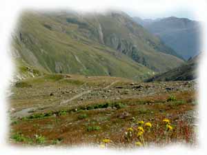 panorama in discesa sulla valle (prima foto) e il Monte  Breva sopra al lago. (seconda foto)
