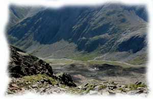 La parte iniziale della Val di Campo vista dalla Cima del Monte Vago