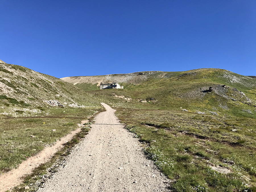 Arrivo al Rifugio Cassana