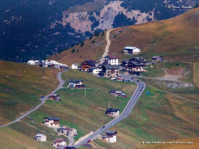Il Passo Eira visto da Lontano con teleobiettivo Passo Eira