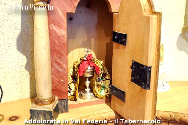Chiesa dell'Addolorata in Val Federia - Livigno a Livigno - il Tabernacolo Chiesa dell'Addolorata in Val Federia - Livigno - la chiesina originale prima dell'abbattimento