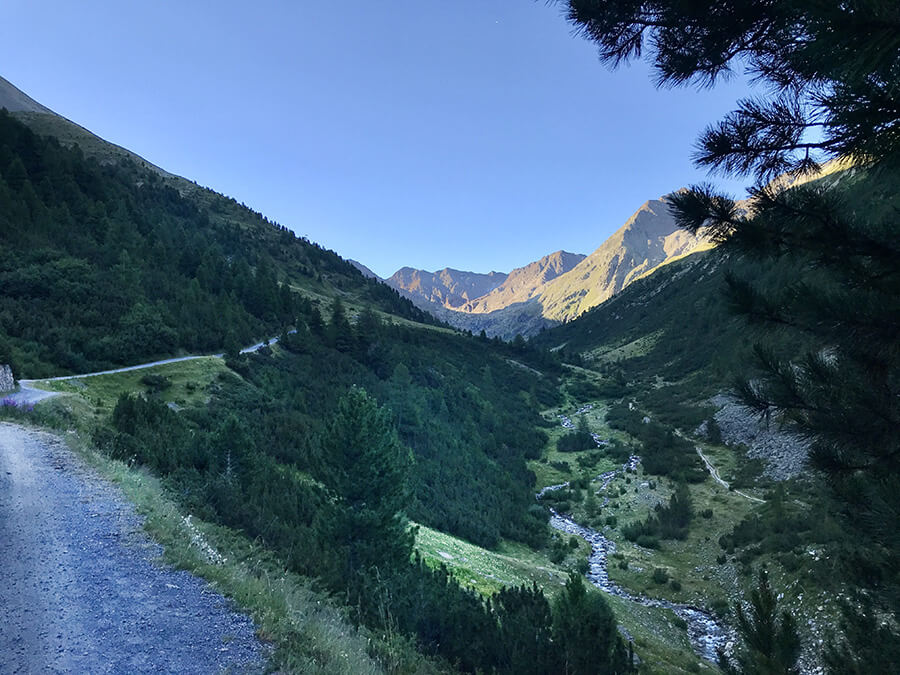 Primo panorama della Valle delle Mine Primo panorama della Valle delle Mine