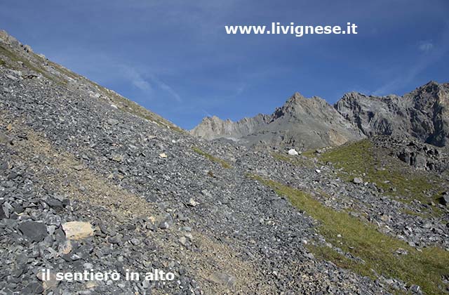 il sentiero in alto