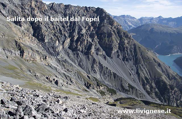 Salita dopo il baitel