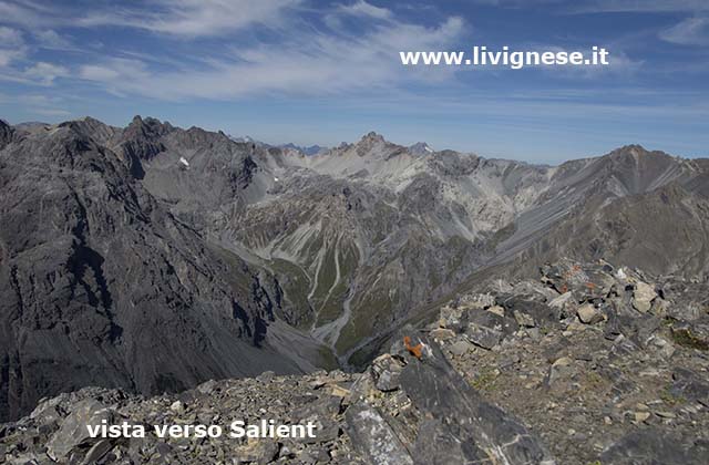 vista verso la val Saliente vista verso la val Saliente
