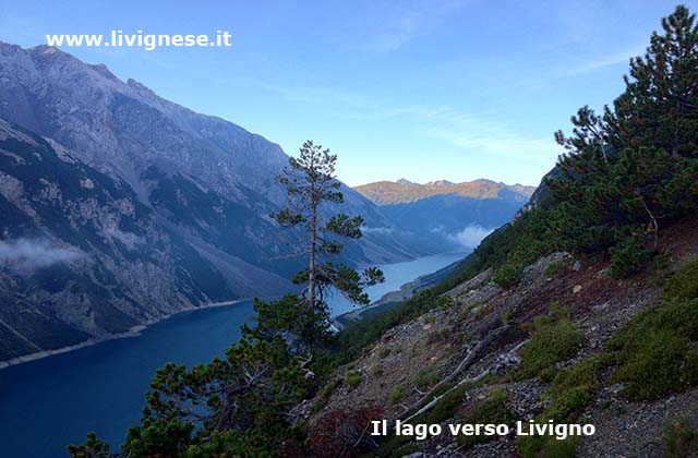il lago verso Livigno Il lago verso Livigno