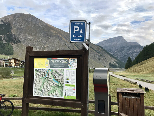 Parcheggio P4 Latteria Livigno  Parcheggio P4 Latteria - Livigno