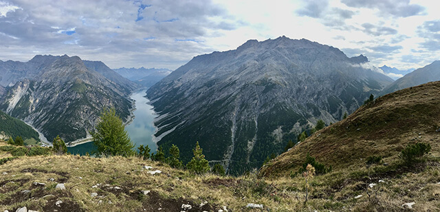 Vista del Lago di Livigno dal Crap dala Parè  Vista del Lago di Livigno dal Crap dala Parè
