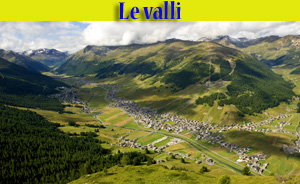 Immagine della valle di Livigno