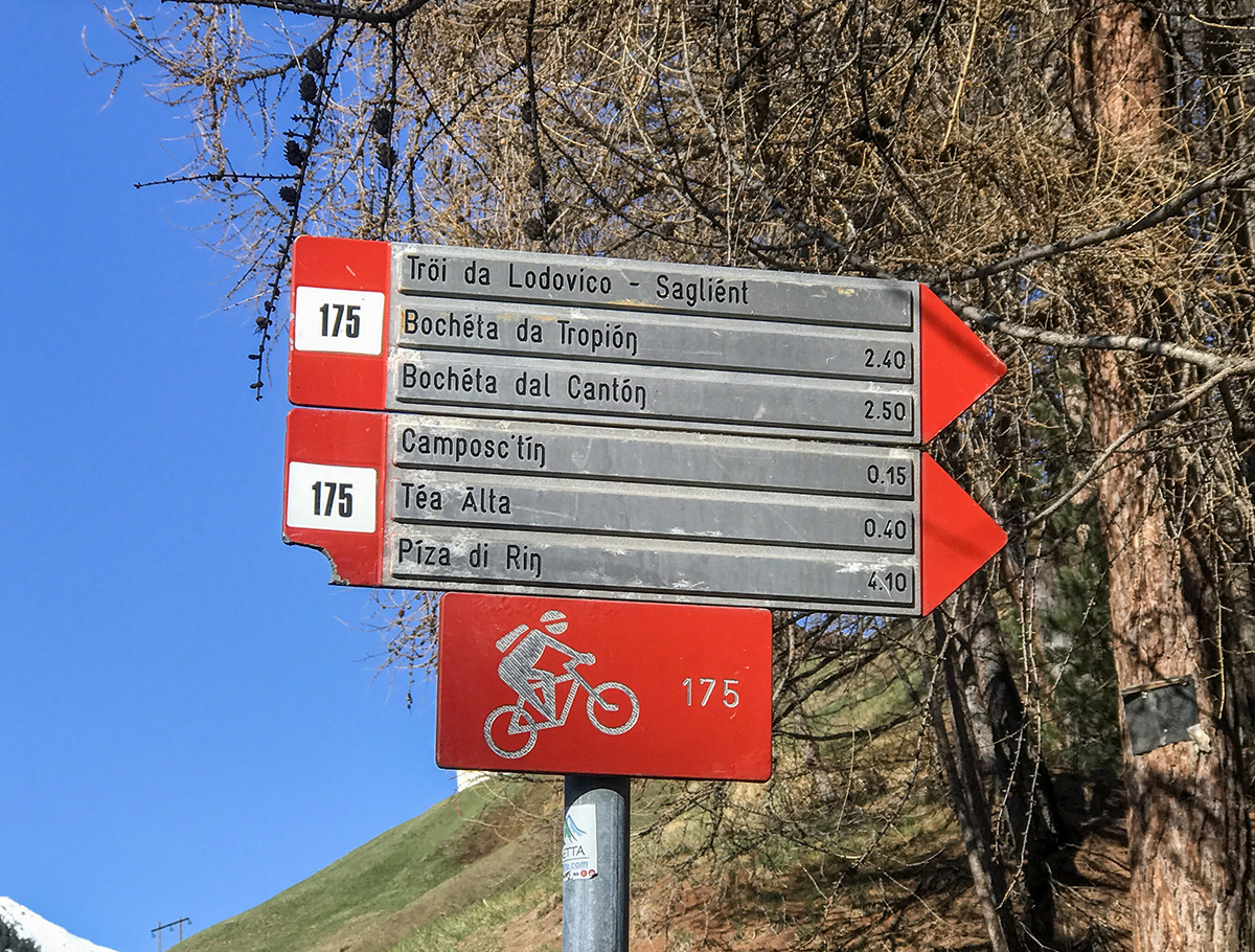 cartelli segnaletici per il Troi da Lodovico cartelli segnaletici