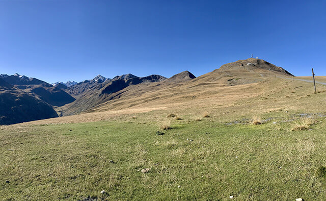 Veduta verso il Monte della Neva 