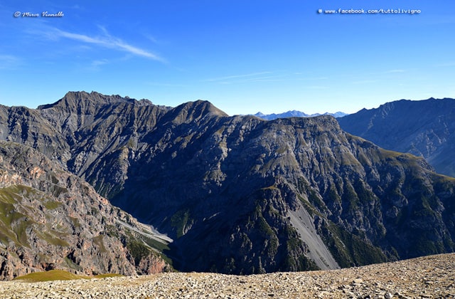 Vista verso il Fopel (sinistra)e la Motta