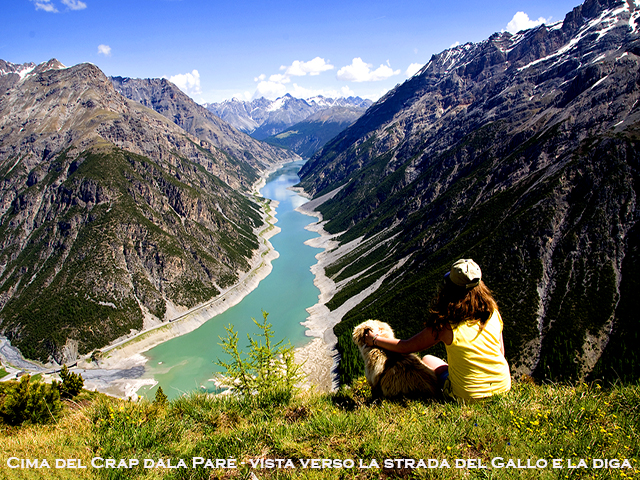 Lago di Livigno Il Lago dalla cima della parè