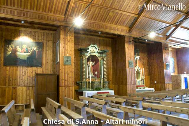 Chiesa di Sant'Anna - Trepalle - altari minori Chiesa di Sant'Anna - trepalle - Altari minori