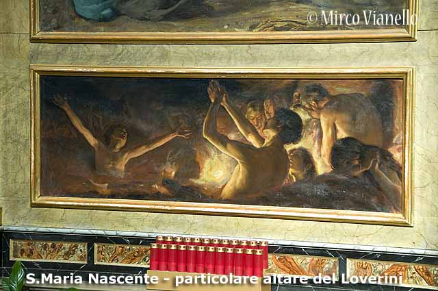Chiesa S. Maria Nascente Livigno - particolare altare del Loverini 