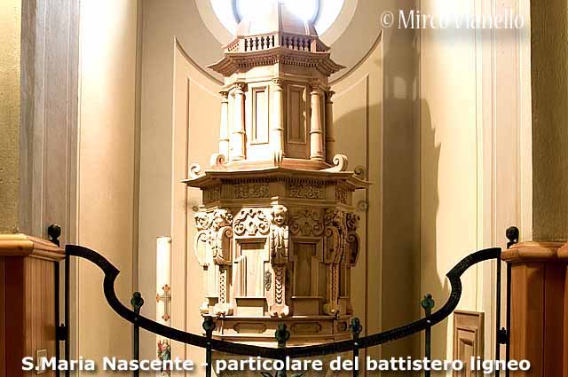 Chiesa S. Maria Nascente Livigno - battistero 