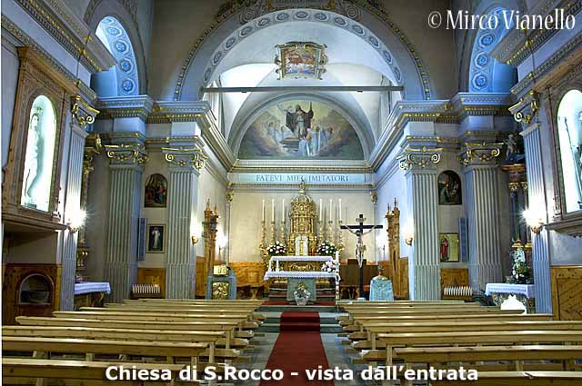 Chiesa di San Rocco Livigno - interno