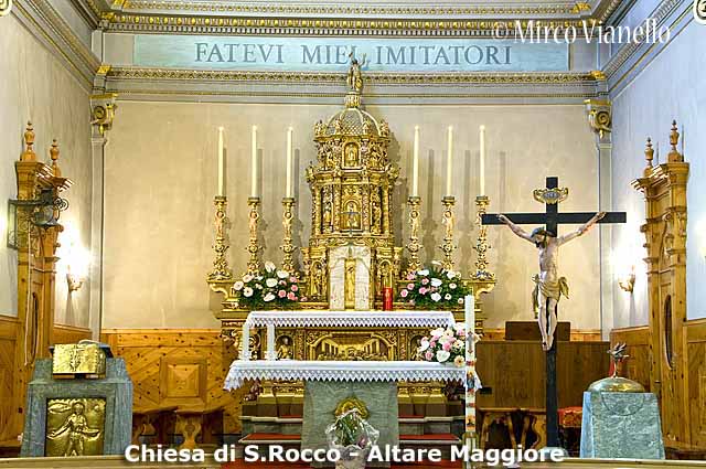 Chiesa di San Rocco Livigno - Altare Maggiore 