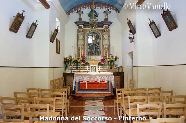 Chiesa della Madonna del Soccorso - Trepalle - interno della chiesa Chiesa della Madonna del Soccorso - Trepalle - L'interno