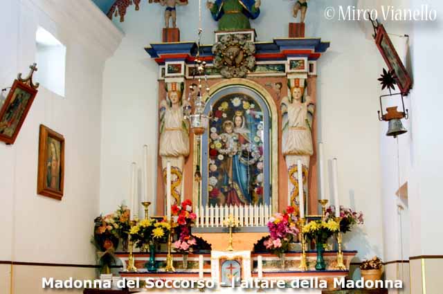 Chiesa della Madonna del Soccorso - Trepalle - altare della Madonna 