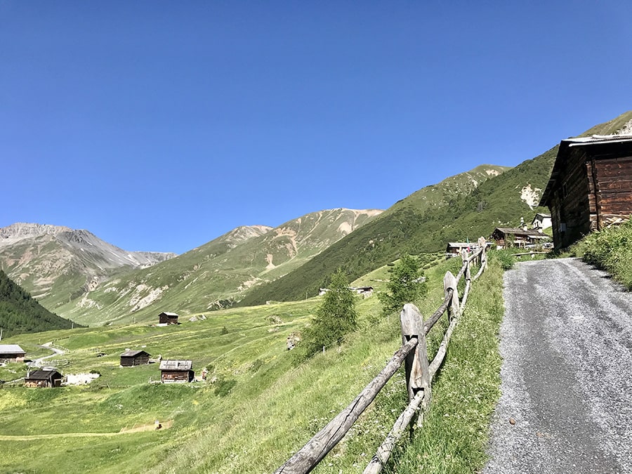 Val Federia - guardando le tee verso l'interno della valle