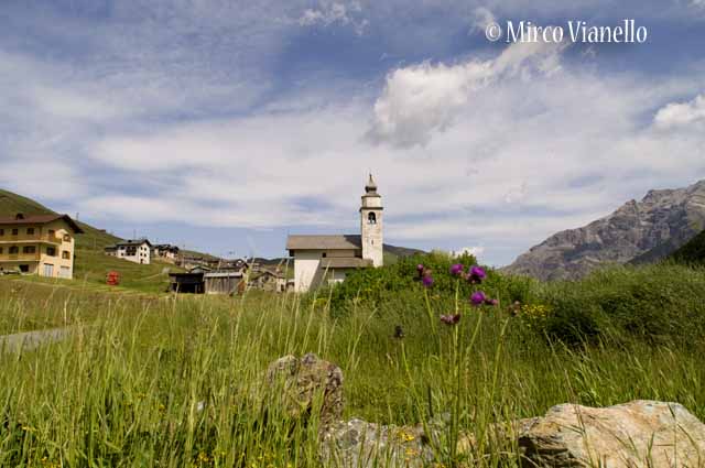 La zona della chiesina della madonna del Soccorso Trepalle - Madonna del Soccorso