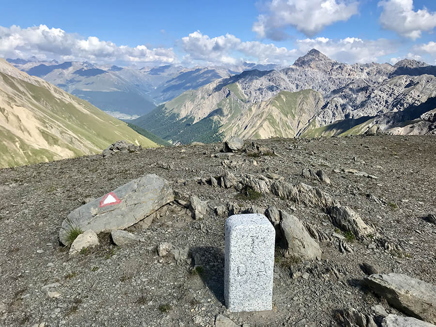 Bocheta da Tropion - confine svizzero