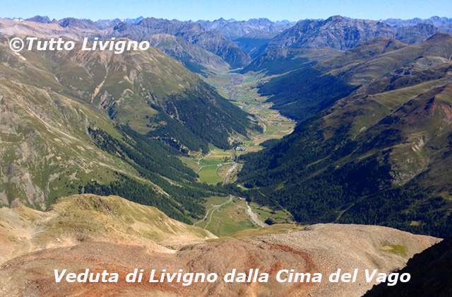 vista di Livigno dal Monte Vago vista di Livigno dal Monte Vago