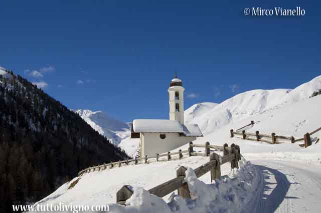Val Federia - La chiesina in Inverno
