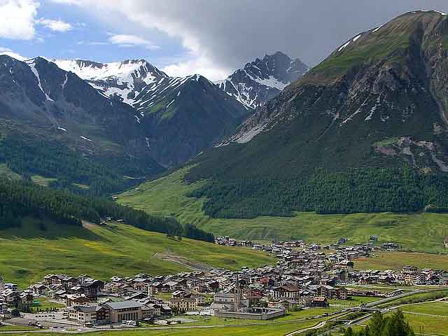 Cime di Val Saliente viste da Livigno Cime di Val Saliente