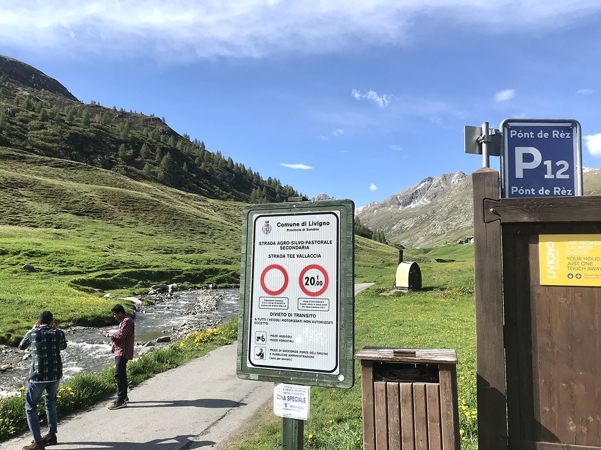 Vallaccia a Trepalle Partenza strada