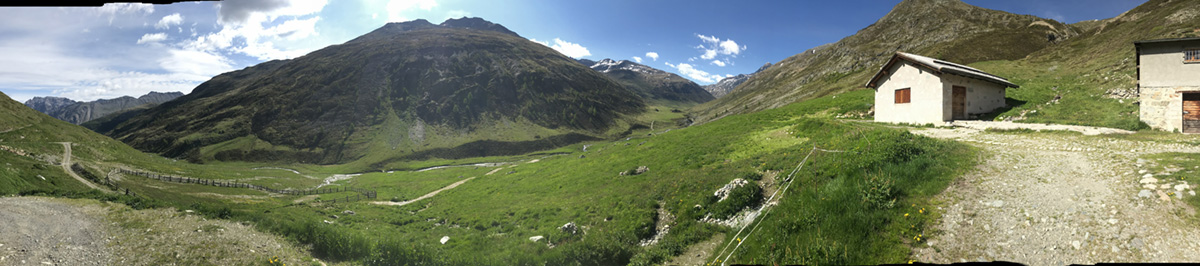 Vallaccia - panoramica dalla malga Vallaccia - panoramica dalla malga