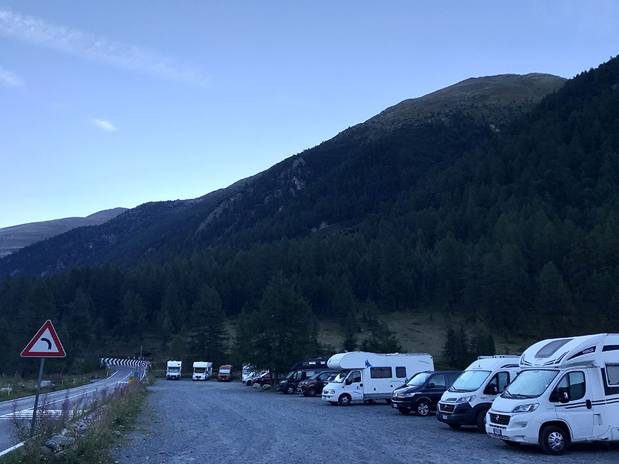 Valle del Monte Livigno - partenza dal Parcheggio P7