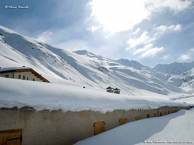 Valle delle Mine - La malga in inverno