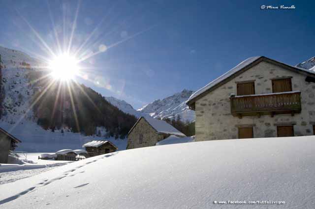 Valle di campo Livigno - partenza sentiero da Alpe vago